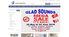 Desktop Screenshot of gladsounds.com.my